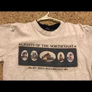 Lights of the north coast vintage tee shirt